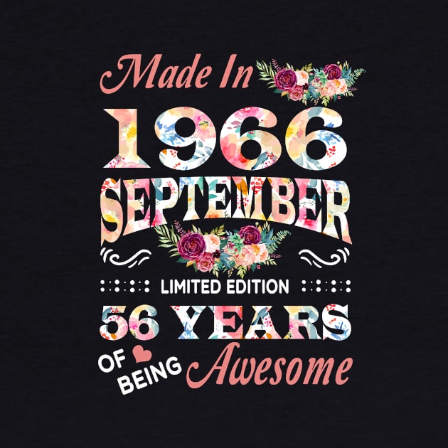 September Flower Made In 1966 56 Years Of Being Awesome by sueannharley12